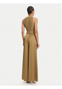 TwinSet - TWINSET Kombinezon 251TT2272 Beżowy Regular Fit. Kolor: beżowy. Materiał: wiskoza #5