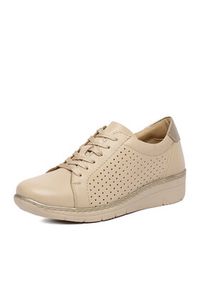 Go Soft Półbuty CEO-WI23-REBECA-11 Beżowy. Kolor: beżowy. Materiał: skóra #2