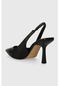 Aldo szpilki skórzane Corinna kolor czarny 13658227.CORINNA. Kolor: czarny. Materiał: skóra. Obcas: na szpilce. Wysokość obcasa: średni #2