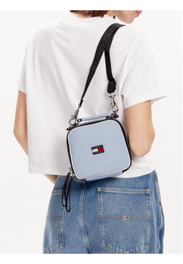 Tommy Jeans Torebka Tjw Heritage Camera Bag AW0AW16100 Błękitny. Kolor: niebieski