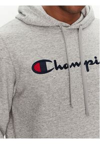 Champion Bluza 220726 Szary Slim Fit. Kolor: szary. Materiał: syntetyk