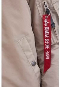 Alpha Industries kurtka bomber MA-1 TT męski kolor beżowy przejściowa. Kolor: beżowy #3