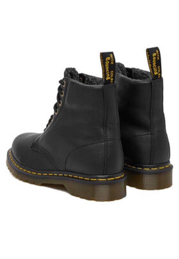 Dr. Martens Glany 1460 Wl Grizzly DM31873001 Czarny. Kolor: czarny. Materiał: skóra