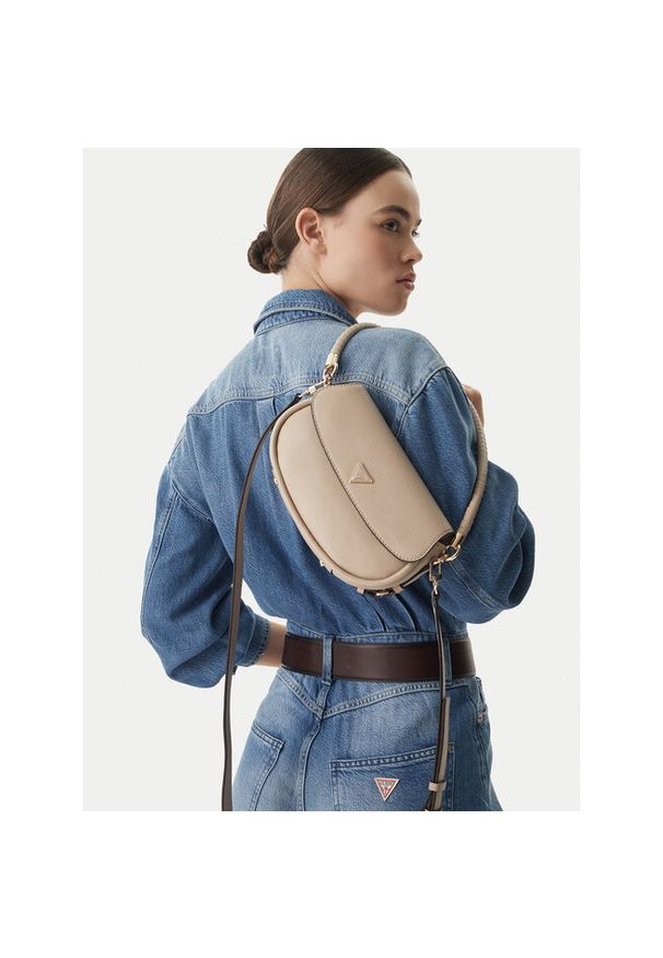 Torebka Guess. Kolor: beżowy