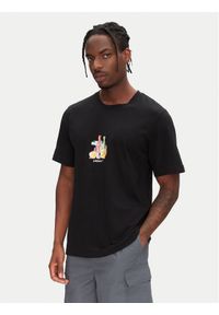 Jack & Jones - Jack&Jones T-Shirt Varenna 12273162 Czarny Regular Fit. Kolor: czarny. Materiał: bawełna