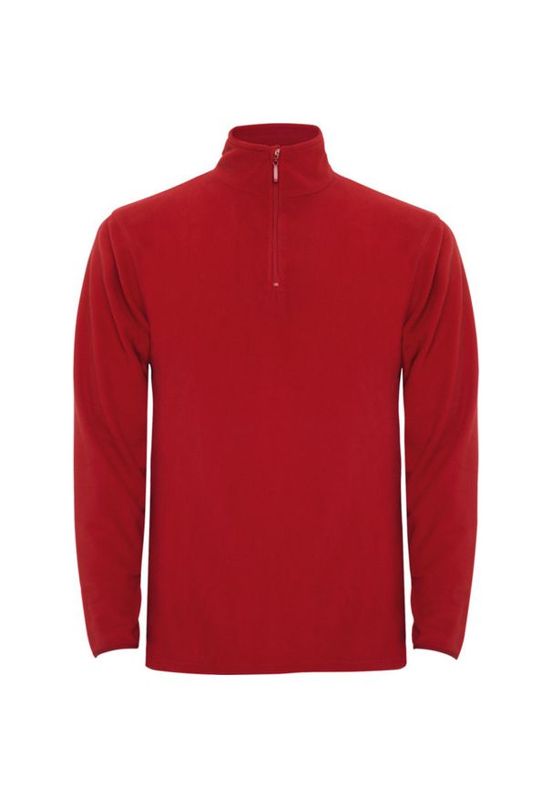 ROLY - Męska Bluza Polarowa Himalaya Quarter Zip Fleece Jacket. Kolor: czerwony. Materiał: polar. Sezon: zima. Styl: sportowy