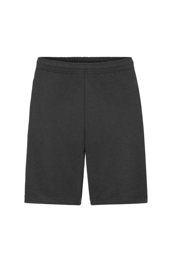 FRUIT OF THE LOOM - Lekkie Spodenki Męskie. Kolor: czarny