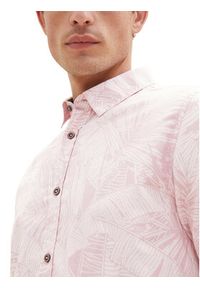 Tom Tailor Koszula 1036222 Różowy Regular Fit. Kolor: różowy. Materiał: bawełna #6