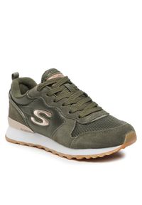 skechers - Skechers Sneakersy Og 85 Gold'N Gurl 111/OLV Zielony. Kolor: zielony. Materiał: materiał #1