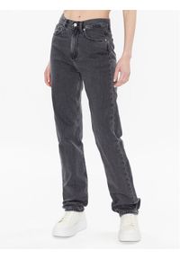 Calvin Klein Jeans Jeansy J20J220632 Szary Straight Fit. Kolor: szary