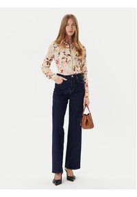Guess Koszula W5YH0X WDW82 Beżowy Regular Fit. Kolor: beżowy. Materiał: syntetyk #5