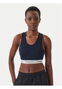 Tommy Jeans Biustonosz top DW0DW22762 Granatowy. Kolor: niebieski. Materiał: wiskoza #1