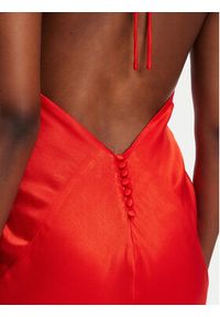 BARDOT - Bardot Sukienka wieczorowa YVE Halter 59315DB Czerwony Slim Fit. Typ kołnierza: dekolt halter. Kolor: czerwony. Materiał: wiskoza. Styl: wizytowy #5