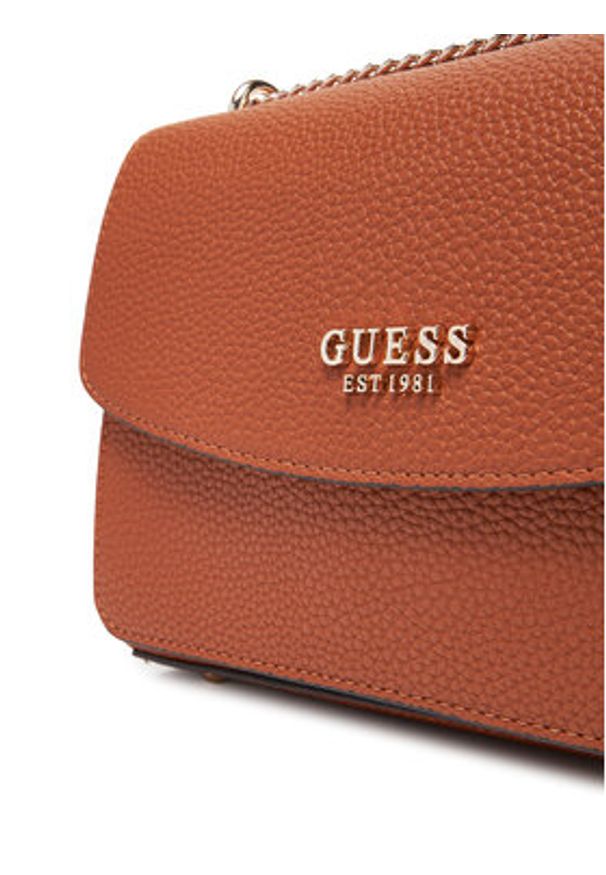 Guess Torebka HWBG73 34210 Brązowy. Kolor: brązowy. Materiał: skórzane