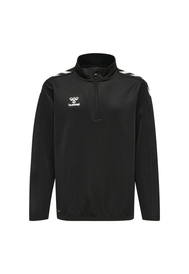 Bluza półzamknięta dla dzieci Hummel Core XK. Kolor: czarny. Materiał: materiał