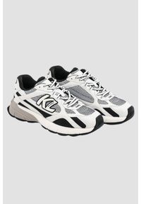 Karl Lagerfeld - KARL LAGERFELD Białe sneakersy męskie ORION Sidetrim Mix Lo, Rozmiar 43. Kolor: biały #6