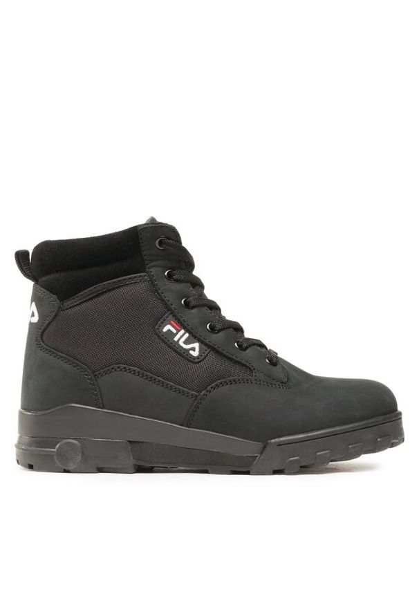 Fila Trapery Grunge II Mid Wmn FFW0217.80010 Czarny. Kolor: czarny. Materiał: nubuk, skóra