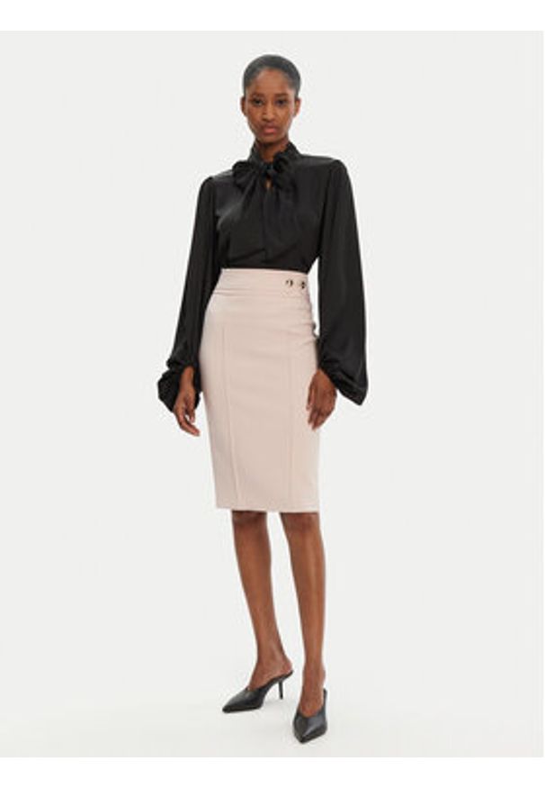 Rinascimento Spódnica midi CFC0122972003 Różowy Regular Fit. Kolor: różowy. Materiał: syntetyk