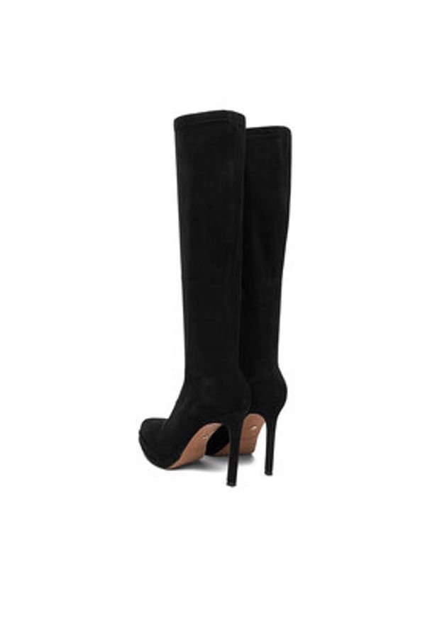 Nine West Kozaki CEO-DALAL-01 Czarny. Kolor: czarny. Materiał: materiał