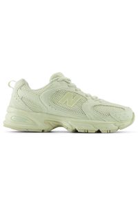Buty unisex New Balance U530TBB – zielone. Kolor: zielony. Materiał: materiał, syntetyk. Szerokość cholewki: normalna. Sezon: lato. Sport: turystyka piesza