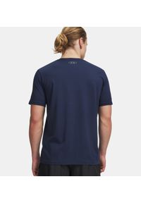 Koszulka Under Armour Sportstyle Left Chest SS (1326799-408). Kolor: niebieski. Materiał: poliester, bawełna. Sezon: lato, zima. Sport: fitness #2