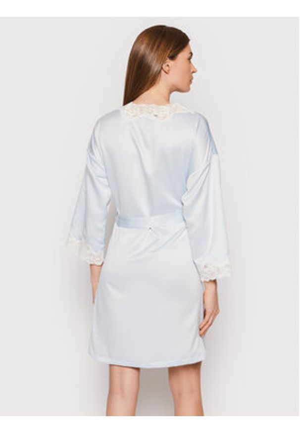 Lauren Ralph Lauren Szlafrok I8141226 Niebieski. Kolor: niebieski. Materiał: syntetyk