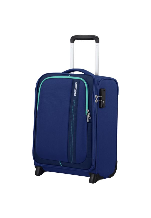 AMERICAN TOURISTER - Walizka kabinowa American Tourister Sea Seeker. Kolor: niebieski