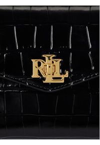 Lauren Ralph Lauren - LAUREN RALPH LAUREN Torebka 431974462007 Czarny. Kolor: czarny. Materiał: skórzane #5