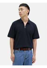 Jack & Jones Polo Austin 12279177 Granatowy Regular Fit. Typ kołnierza: polo. Kolor: niebieski. Materiał: bawełna #1