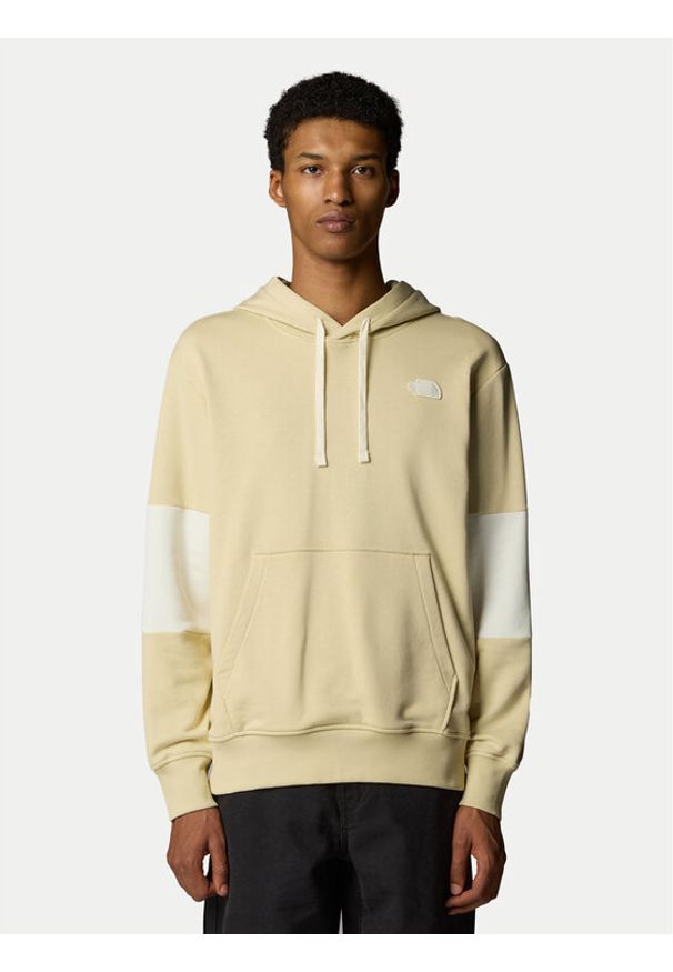 The North Face Bluza Terry NF0A8C2B Beżowy Relaxed Fit. Kolor: beżowy. Materiał: syntetyk, bawełna