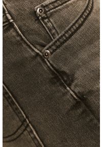 Lee - Szorty jeansowe. Kolor: szary. Materiał: jeans #4