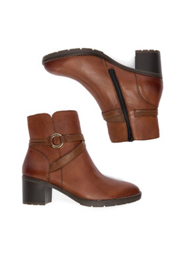 Remonte Botki CEO-D2A73-25 Brązowy. Kolor: brązowy. Materiał: skóra