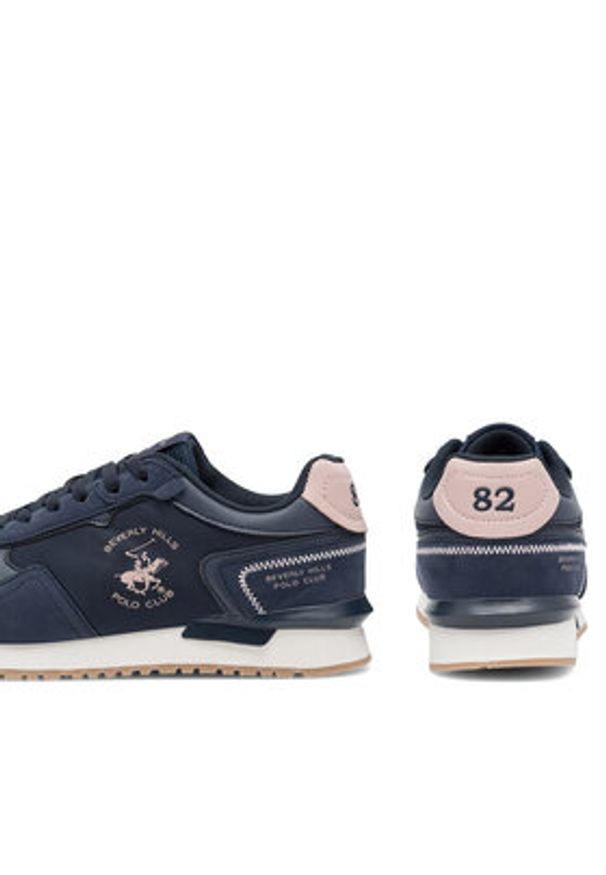 Beverly Hills Polo Club Sneakersy FC-BHPC-4 Granatowy. Kolor: niebieski. Materiał: materiał