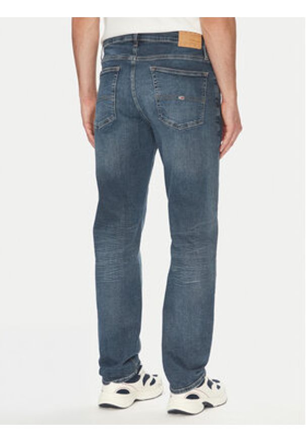 Tommy Jeans Jeansy Ryan DM0DM21097 Granatowy Slim Fit. Kolor: niebieski