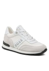 BOSS - Boss Sneakersy J29332 M Biały. Kolor: biały. Materiał: materiał #2