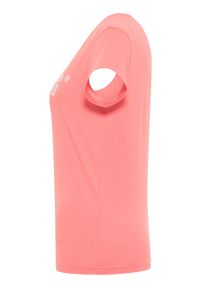 Mustang - MUSTANG Alina C Logo Tee Damski T-shirt Tea Rose 1013222 8142 #8