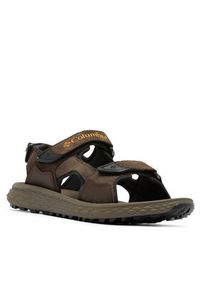 columbia - Columbia Sandały KONOS™ HIKER 3-STRAP 2121571 Brązowy. Kolor: brązowy. Materiał: skóra, zamsz #4