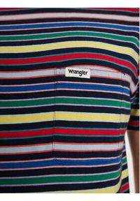 Wrangler T-Shirt Stripe 112356456 Kolorowy Regular Fit. Materiał: bawełna. Wzór: kolorowy