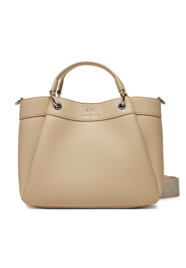 Torebka Armani Exchange. Kolor: beżowy