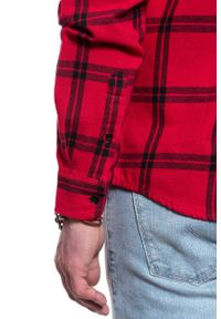 Wrangler - MĘSKA KOSZULA WRANGLER LS 1PKT SHIRT CRIMSON RED W5A1T2X51. Kolor: czerwony