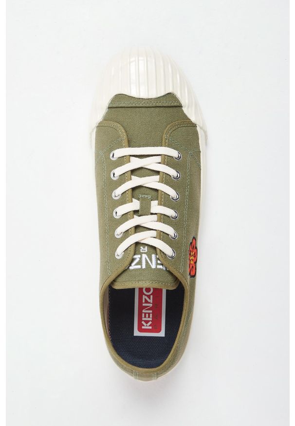 Kenzo - Trampki męskie KENZO. Wysokość cholewki: przed kostkę. Materiał: materiał. Szerokość cholewki: normalna. Wzór: napisy, haft