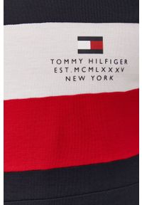 TOMMY HILFIGER - Tommy Hilfiger - Polo. Okazja: na co dzień. Typ kołnierza: polo. Kolor: niebieski. Materiał: dzianina. Długość: krótkie. Styl: casual #2