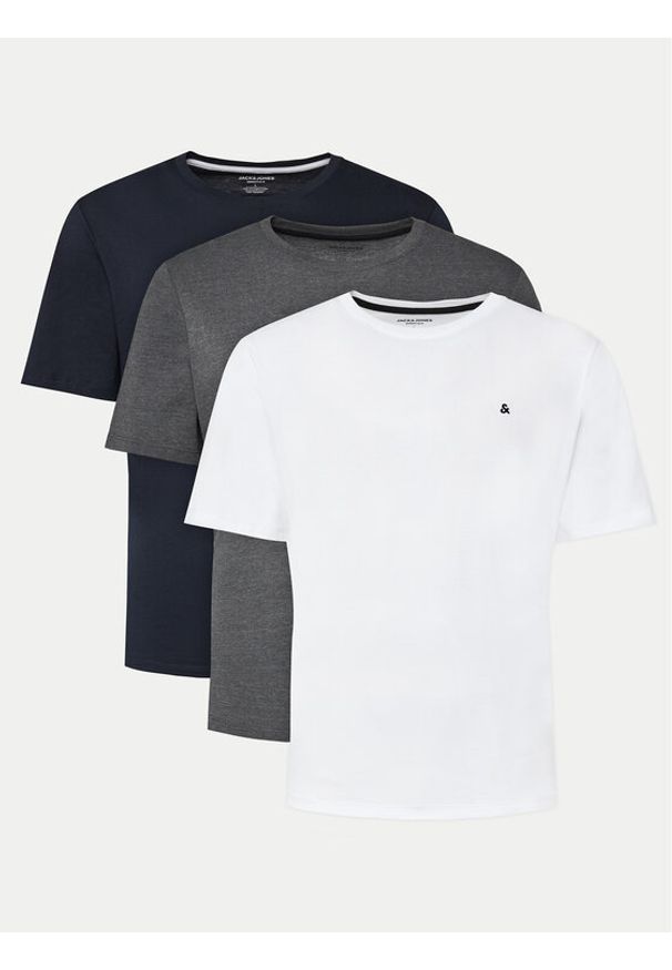 Jack & Jones - Jack&Jones Komplet 3 t-shirtów Paulos 12257006 Kolorowy Standard Fit. Materiał: bawełna. Wzór: kolorowy