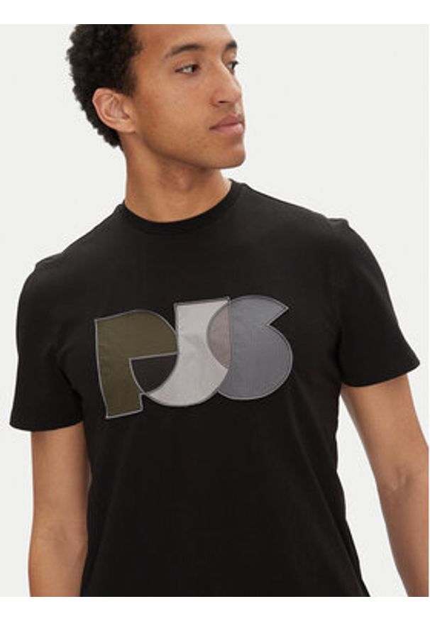 Parajumpers T-Shirt Leland 25SMPMTSGT09 Czarny Regular Fit. Kolor: czarny. Materiał: bawełna