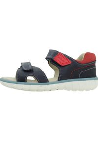 Clarks - Sandały CLARKS ROAM SURF T Niebieski. Kolor: niebieski. Materiał: skóra. Sezon: lato