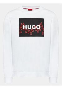 Hugo Bluza Duragol 50506990 Biały Regular Fit. Kolor: biały. Materiał: bawełna #2