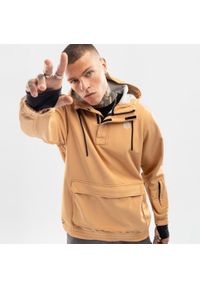 SIROKO - Kurtka lifestyle męska W3 Neuquén LF. Kolor: żółty. Materiał: materiał, softshell