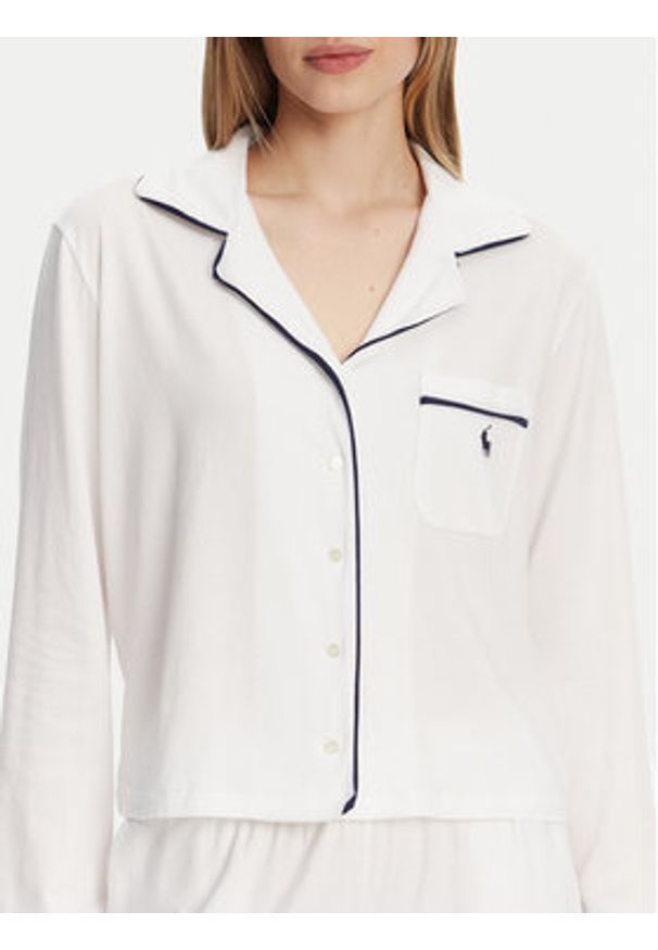 Polo Ralph Lauren Piżama 4P8002 Biały Relaxed Fit. Kolor: biały. Materiał: bawełna