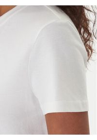 Tommy Jeans T-Shirt Flag DW0DW22562 Écru Regular Fit. Materiał: bawełna #2