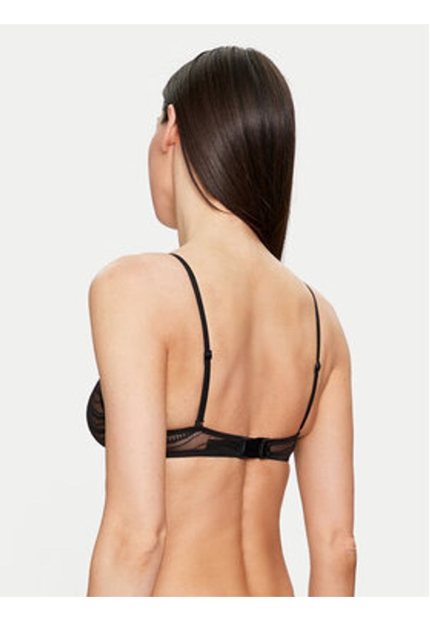 Calvin Klein Underwear Biustonosz z fiszbiną 000QF7717E Czarny. Kolor: czarny. Materiał: syntetyk